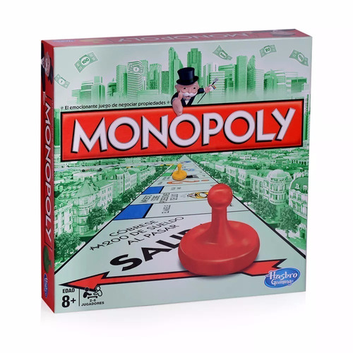 Imagen 1 de 3 de Juego Monopoly Clásico Para Niños Y Adultos Juego De Mesa