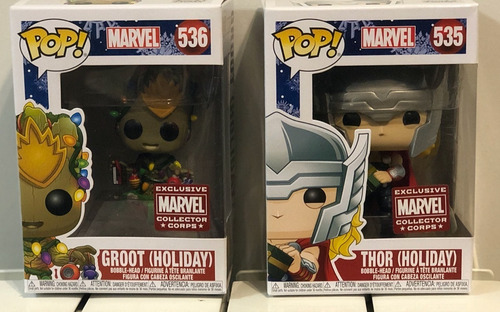 Marvel Collector Corps Funko Pop Amazon Groot Thor Remera Xl