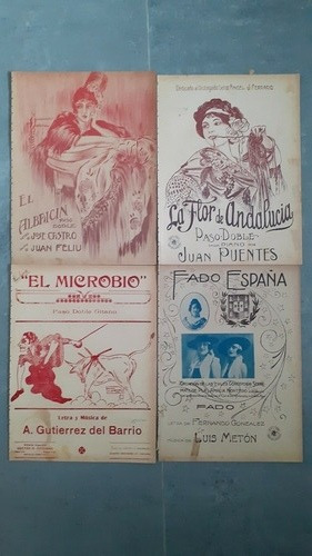 Imagen 2 de 4 de Antiguas Partituras. Lote De 16. 51924.