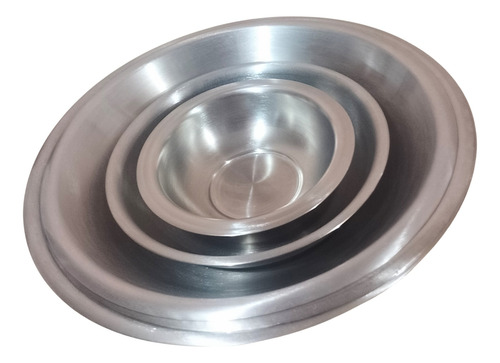 Bandeja Palangana Lebrillo Bowl 3750ml Acero Inoxidable Mate