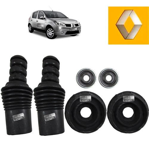 543a06915r Kit Batente Amortecedor Diant. Sandero 08... (x2)