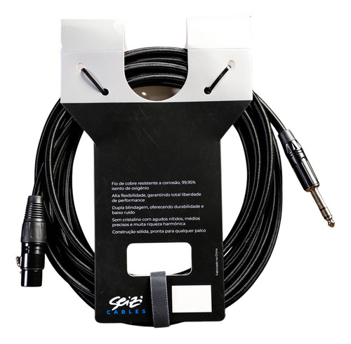 Cabo Seizi Cable Energy Para Microfone Xlr/p10 - 6m