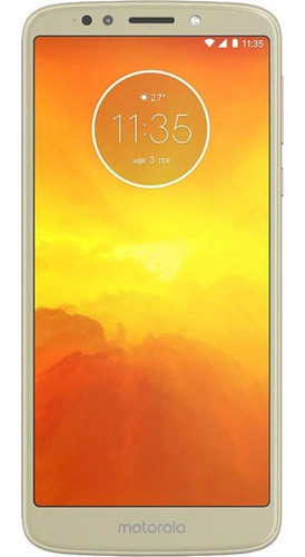 Imagem 1 de 4 de Motorola Moto E5 16gb Ouro Excelente - Celular Usado