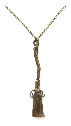 Colgante Collar Harry Potter Escoba Broom Importado