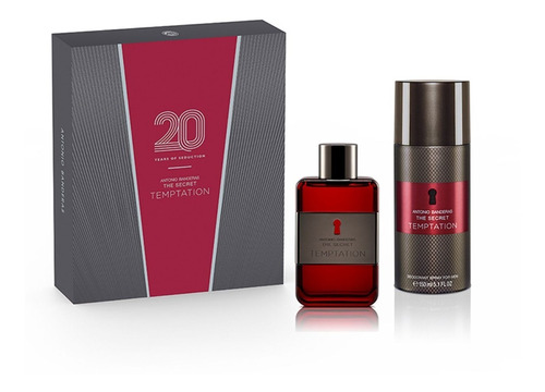 Estuche Antonio Banderas Secret Temptation Perfume + Deo