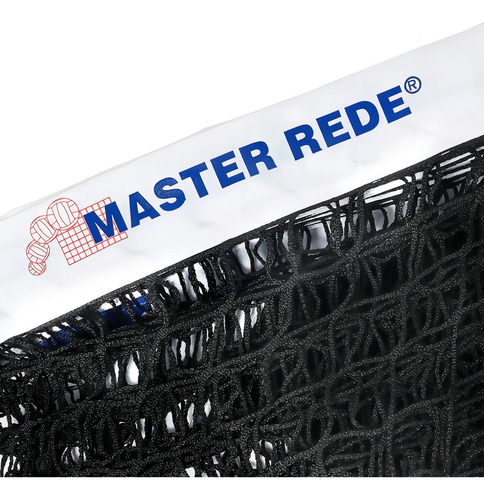 Rede De Beach Tennis Master Lazer Fio 1mm Seda Malha 4x4 Com