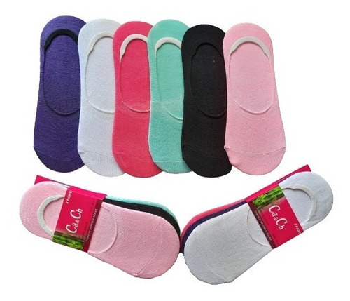 Pack 12 Pares Calceta Invisible Mujer