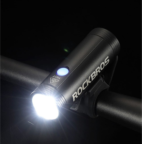 Imagen 2 de 6 de Linterna Luz Led Delantera Para Bicicleta 400 Lumen Rockbros