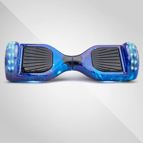 Hoverboard Huvtrax Azul Galaxy 2 Vez Tiempo Conduccion Rueda