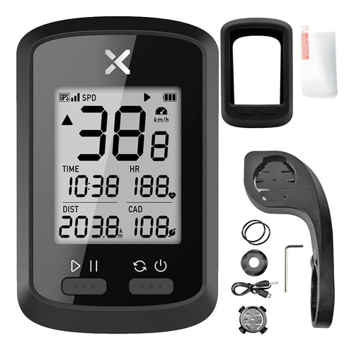 Velocímetro Xoss G+ Gps Strava Bt Ant+ Suporte,capa,filme