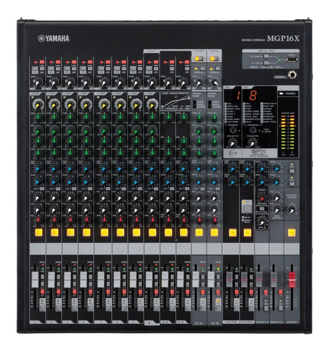 Mezcladora Yamaha Mgp16x 16 Canales Con Conexion Usb