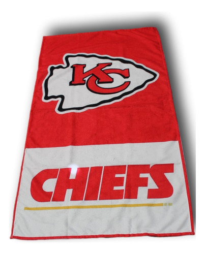 Toalla Chiefs Jefes Kansas Nfl Microfibra Super Suave