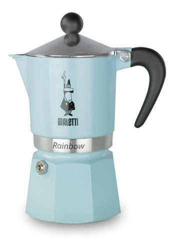 Cafeteira Rainbow - Azul Clara  Bialetti Original