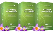 Comprar Pura Vida Vitamina D3 Synergy Kit Com 3 Unid 60 Caps