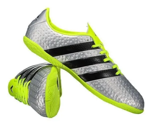 adidas Ace 16.4 In Futsal Juvenil Prata Parcelamento sem juros