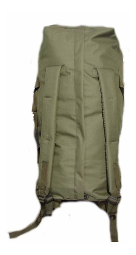 Bolso Mochila Militar 50lt. Negro O Verde. Sencillo Y Fuerte