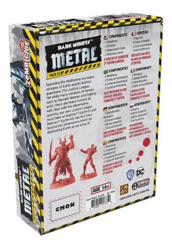 Zombicide 2ª Edição Dark Nights: Metal Character Pack 2