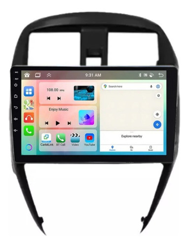 Radio 10 Pulgada Android Auto Carplay Nissan Versa 2014-2019