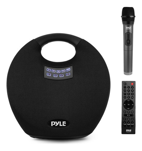 Pyle Mini Altavoz Bluetooth Portátil Inalámbrico Impermea. Color Negro