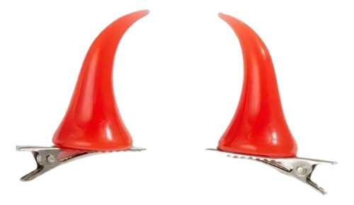 Pinzas Para Cabello Con Cuernos Para Disfraz Hallowen