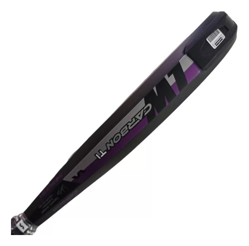 Paleta Padel Paddle Varlion Lw Carbon Ti 22 Color Negro/violeta