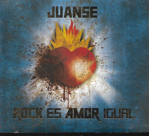 Juanse Album Rock Es Amor Igual Sello Sony Cd Nuevo Sellado