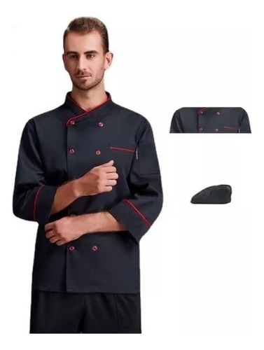 Hombre Filipinas Chef Con Gorros De Cocina