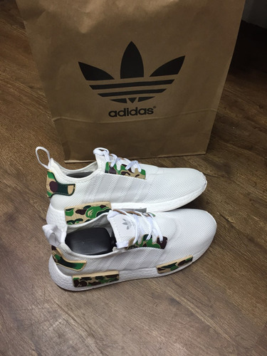 Tenis Masculino adidas Nmd Branco Camuflado - Frete Gratis | Mercado Livre