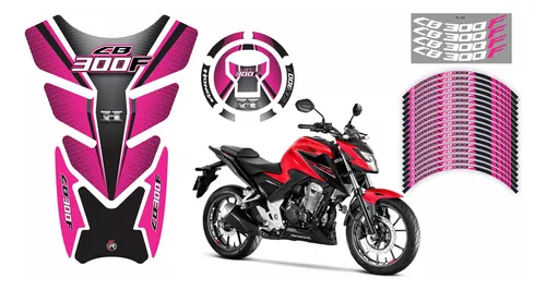 Body Bebê Moto Honda Cb 300 R Rosa