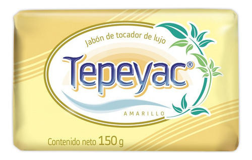 Caja Jabón Tepeyac Amarillo Con 40 Piezas De 150g