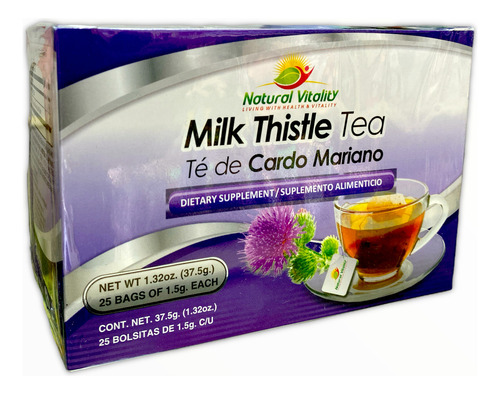 Té Natural Vitality en saquitos 37.5g 25 u