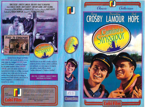 Camino A Singapur Vhs Bing Crosby Bob Hope Anthony Quinn