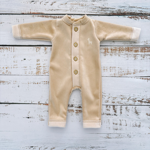 Enterito Bebe Varsity Abotonado Frontal Doble Abrigo