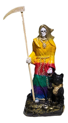 Santa Muerte 7 Potencias Con Perro