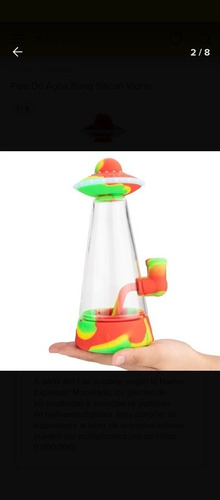 Imagen 2 de 3 de Bongs Pipa Solo Flores