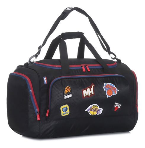 Bolso Sport Nba Emoji Equipos Basketball Portabotines Urbano