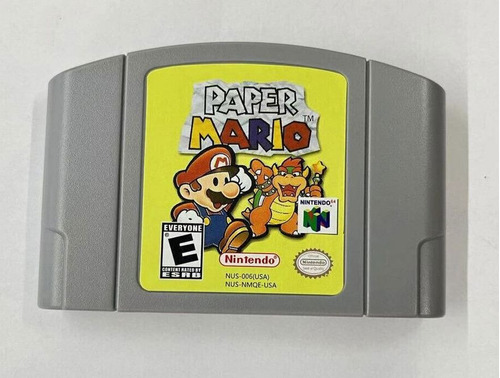 Mario Paper N64 Nintendo Juego Fisico Clasico Aventura Rpg