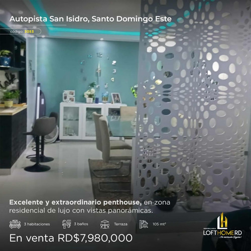 Venta De Penthouse En La Autopista De San Isidro