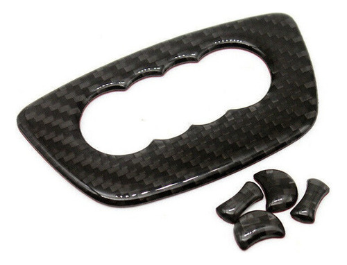 A3 Q3 Q5 Audi Volante Logo Protector Fibra Carbono