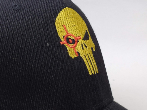 Imagen 5 de 6 de Gorra Sniper Punisher Bordada Beige Regulable Ear Outdoor