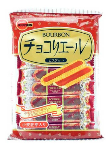 Imagen 1 de 4 de Galleta Japonesa Fina Bourbon Choco Liere