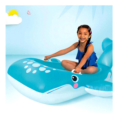 Flotador De Ballena Intex 57567 Azul