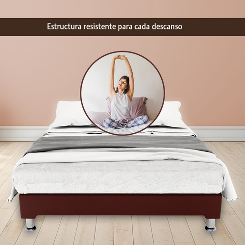 Base Tapizada Para Cama Individual Envió Gratis Cdmx