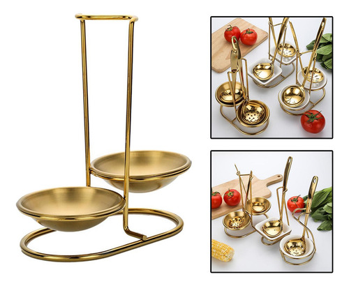 Compatible Soporte Para Cuchara, Soporte Vertical Oro