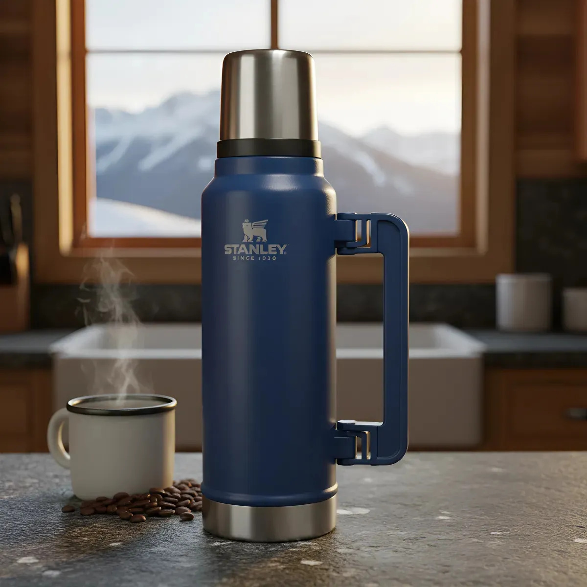 Termo Stanley 1L Acero Inoxidable AZUL