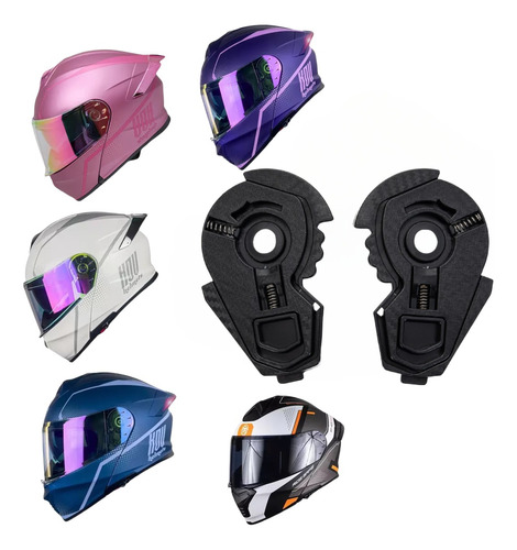 Repuesto Kit Mecanismo Para Mica Casco Kov Thunder Waves