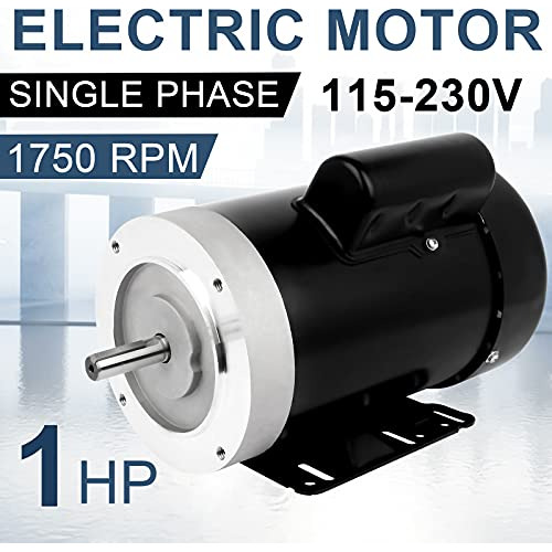 Motor Eléctrico De 1 Hp, 1750 Rpm, Uso General, Monofásico,