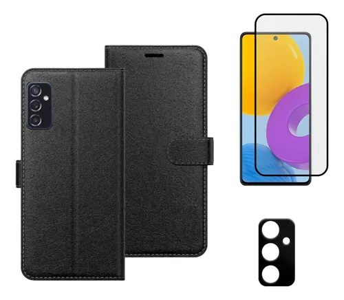 comprar Capa Carteira + Pl Vidro 3d + Pl Cam Pu002F Samsung M52