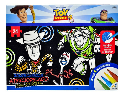 Toy Story Rompecabezas Terciopelo Para Colorear 24pz Novelty