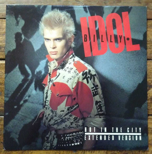 Billy Idol Hot In The City (extended) Vinilo 12 Uk 1982 